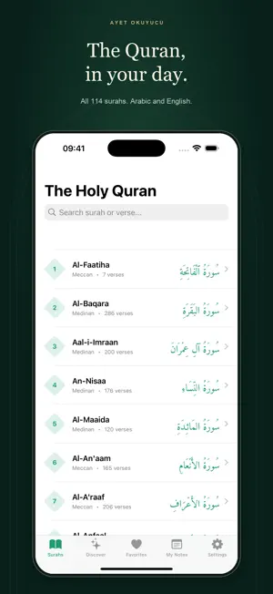 AyetOkuyucu: Quran in English screenshot 1