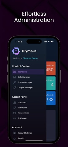 Olympus Admin CC Screenshot 3 of 5