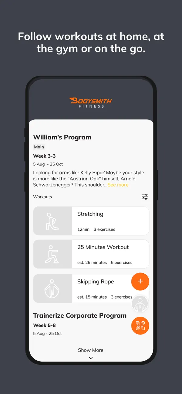 Screenshot #3 pour Bodysmith Fitness