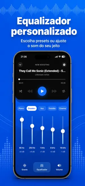 Amplificador de Volume + Bass iPhone screenshot 3