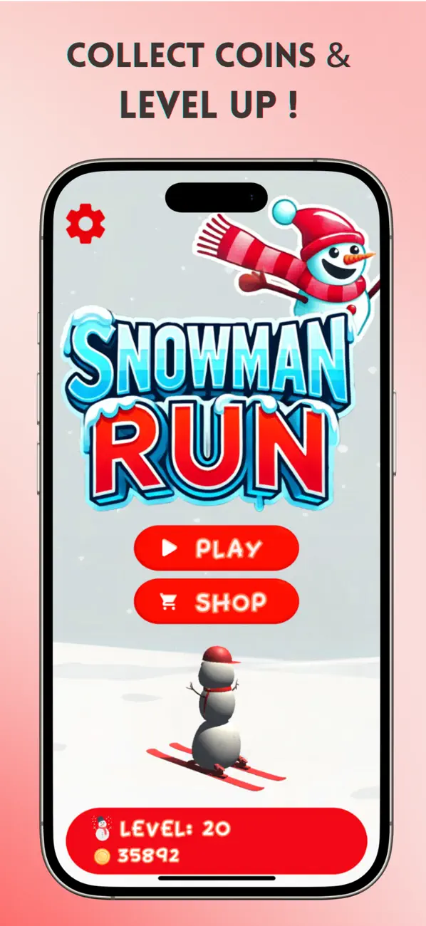 Screenshot #3 pour Snowman Run: Winter Escape