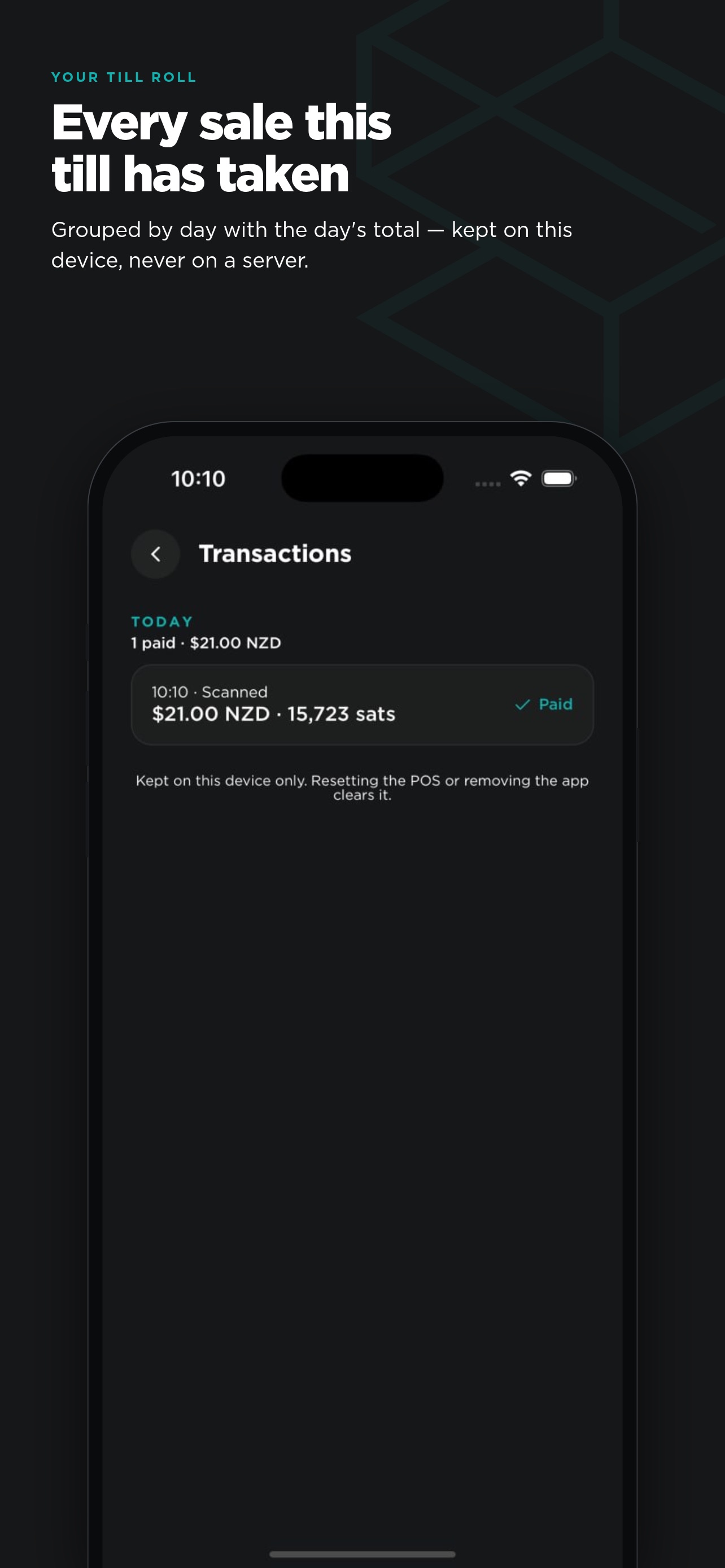 Screenshot 4 of Stacked: Self-custody POS