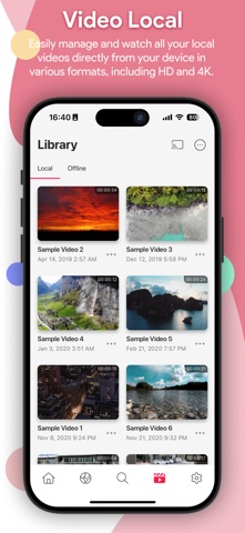 aPlayer - Video Player & Cast screenshot