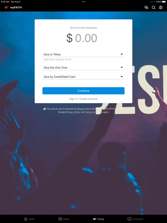 myFAITH.center iPad screenshot 3 - Education app