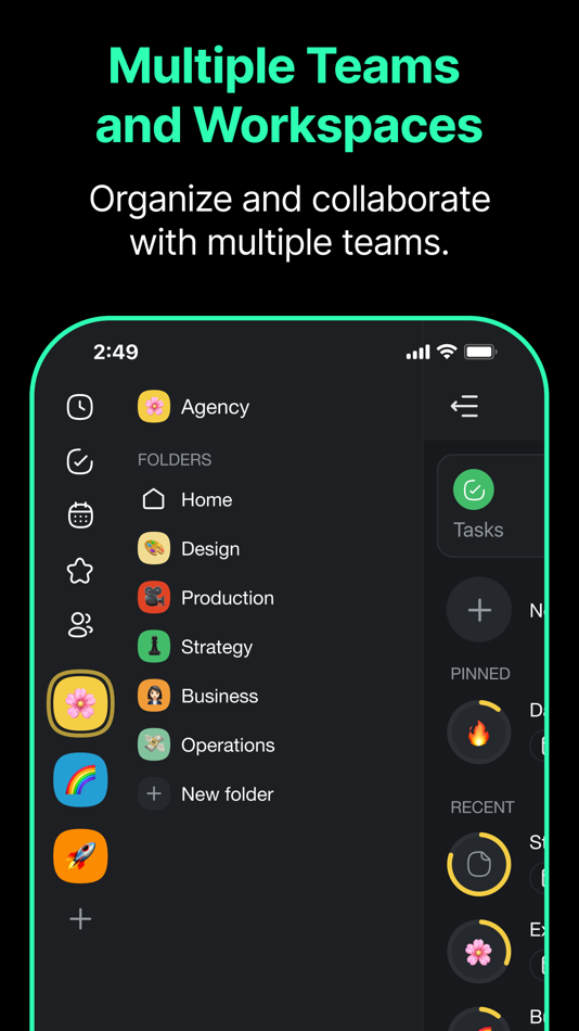 #3. Taskade - AI Agents, Chat Bots (iOS) By: Taskcade Inc.