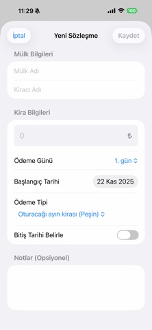 Kolay Kira Takip iPhone screenshot