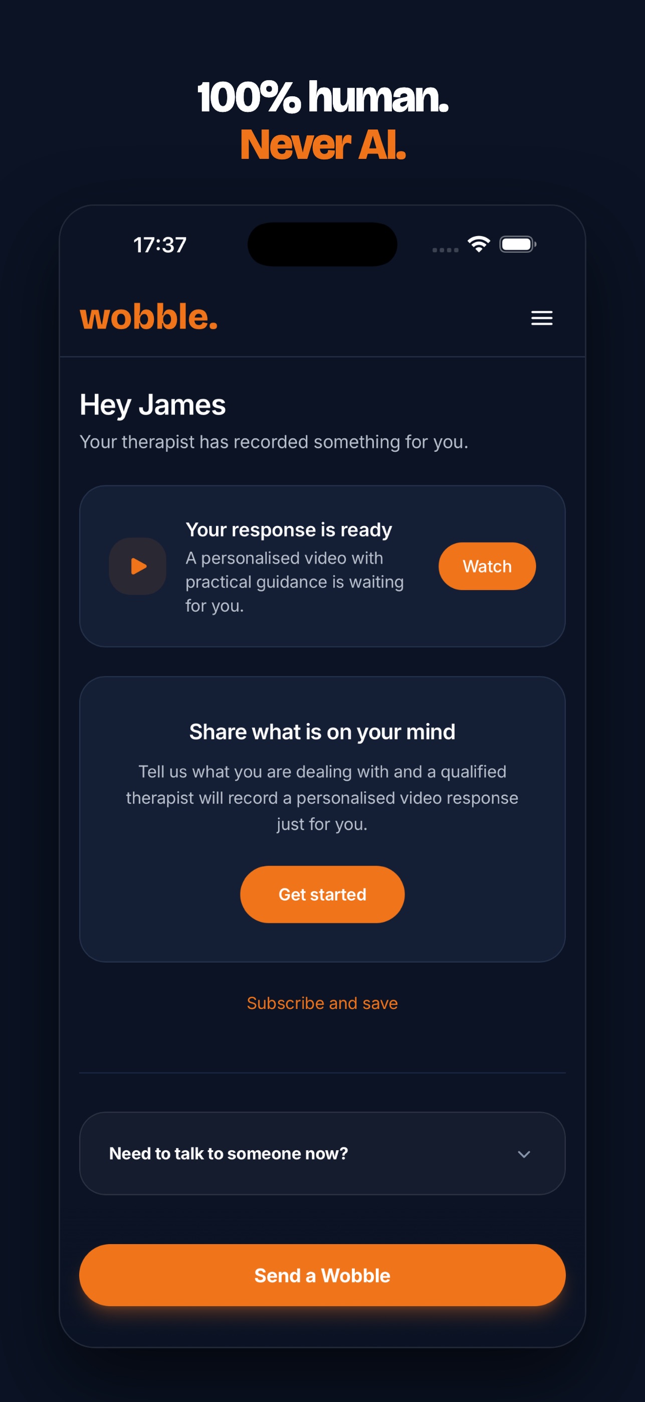 Screenshot 5 of Wobble: Mental Health Support