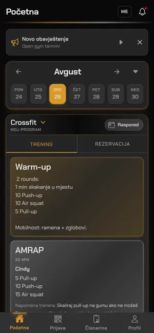 Elite Fitness Arena MNE screenshot 3
