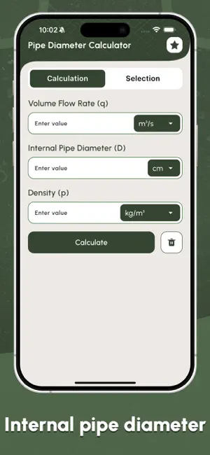 Pipe Diameter Calculators screenshot 4