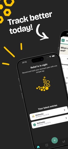 Stomach Ache Tracker Daily Log screenshot