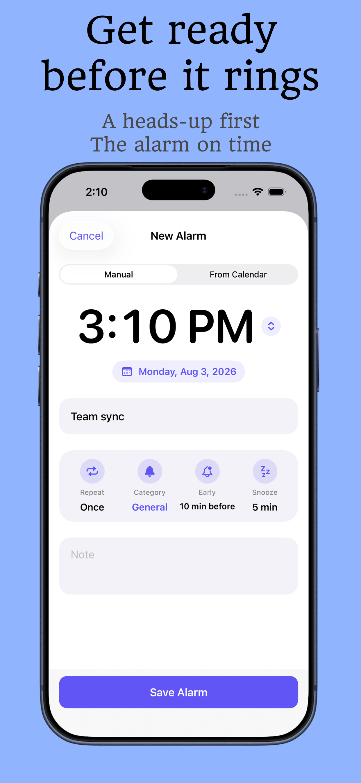 Must-Ring: Alarm Reminders screenshot 3
