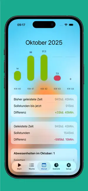 Automatische StempelUhr iPhone screenshot 5