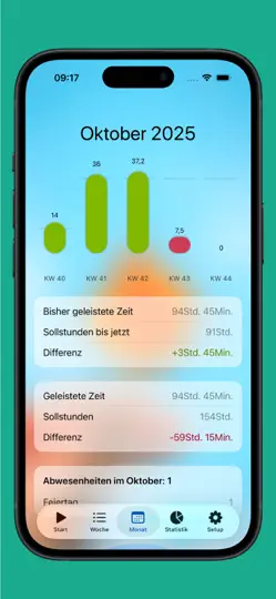 Screenshot von Automatische StempelUhr auf dem iPhone 5