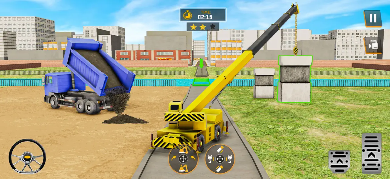 Screenshot #1 pour Jeu de Camion Construction