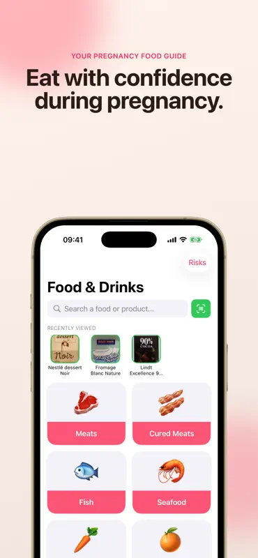 Alimentation Grossesse MomEats screenshot 1 of 8