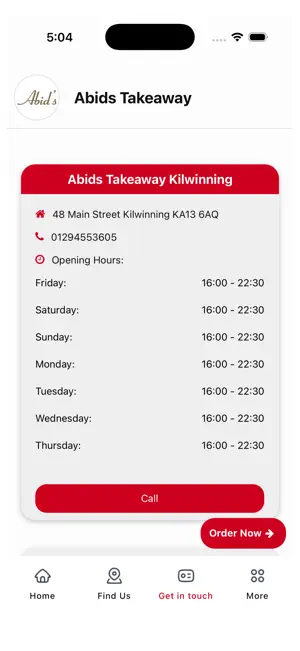 Abids Takeaway Kilwinning screenshot 2