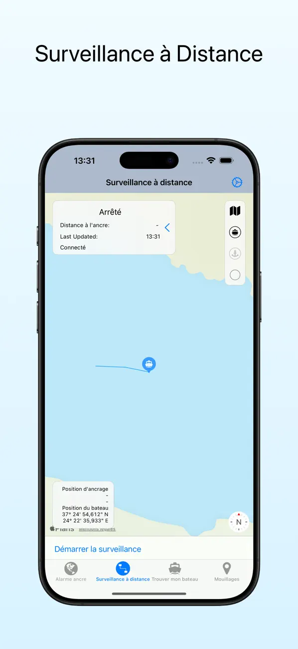 Screenshot #3 pour Alarme d'Ancrage: Anchor Watch