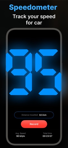 Speedometer GPS Speed Tracker. Screenshot 1 of 5