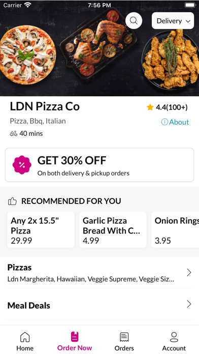 LDN Pizza Co Screenshot