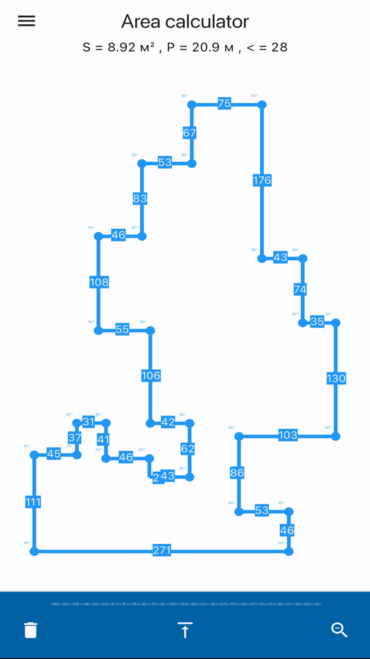 #1. Calculator area (macOS) 由: KSENIYA DEMIDOVA
