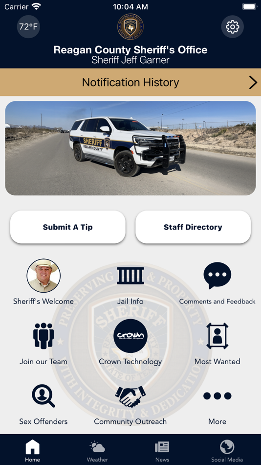 #1. Reagan County Sheriff TX (iOS) Podle: Reagan County