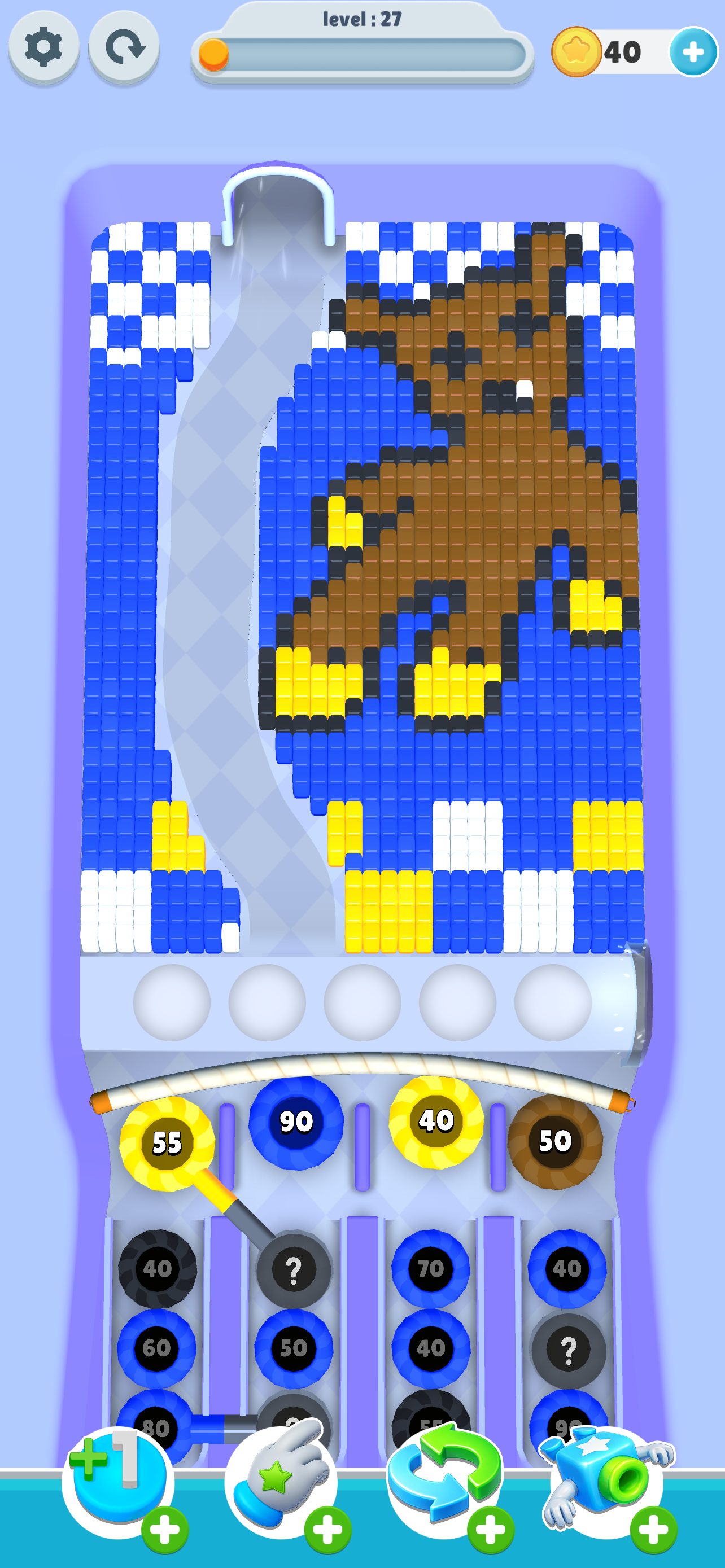 Fill the Hole! Collect Blocks