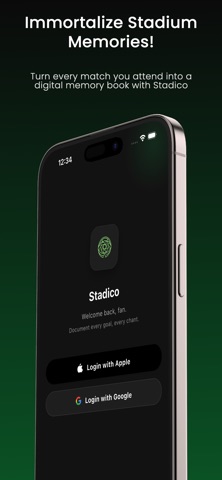 Stadico: Stadium Memories iPhone screenshot