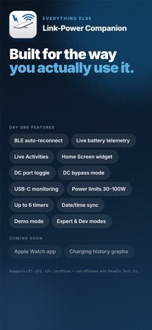 LinkPower Companion iPhone screenshot
