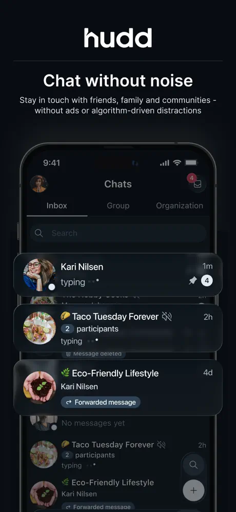 Hudd - Nordisk sosialt medium screenshot 6