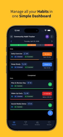 Community Habit Tracker Screenshot 5 of 8