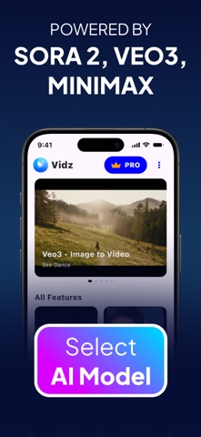 AI Video Generator: Vidz Screenshot 2 of 5