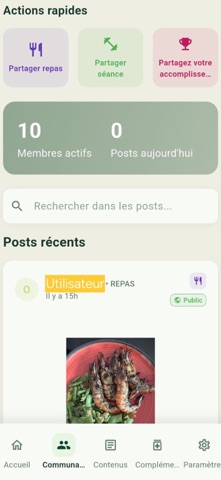 Nutriose screenshot