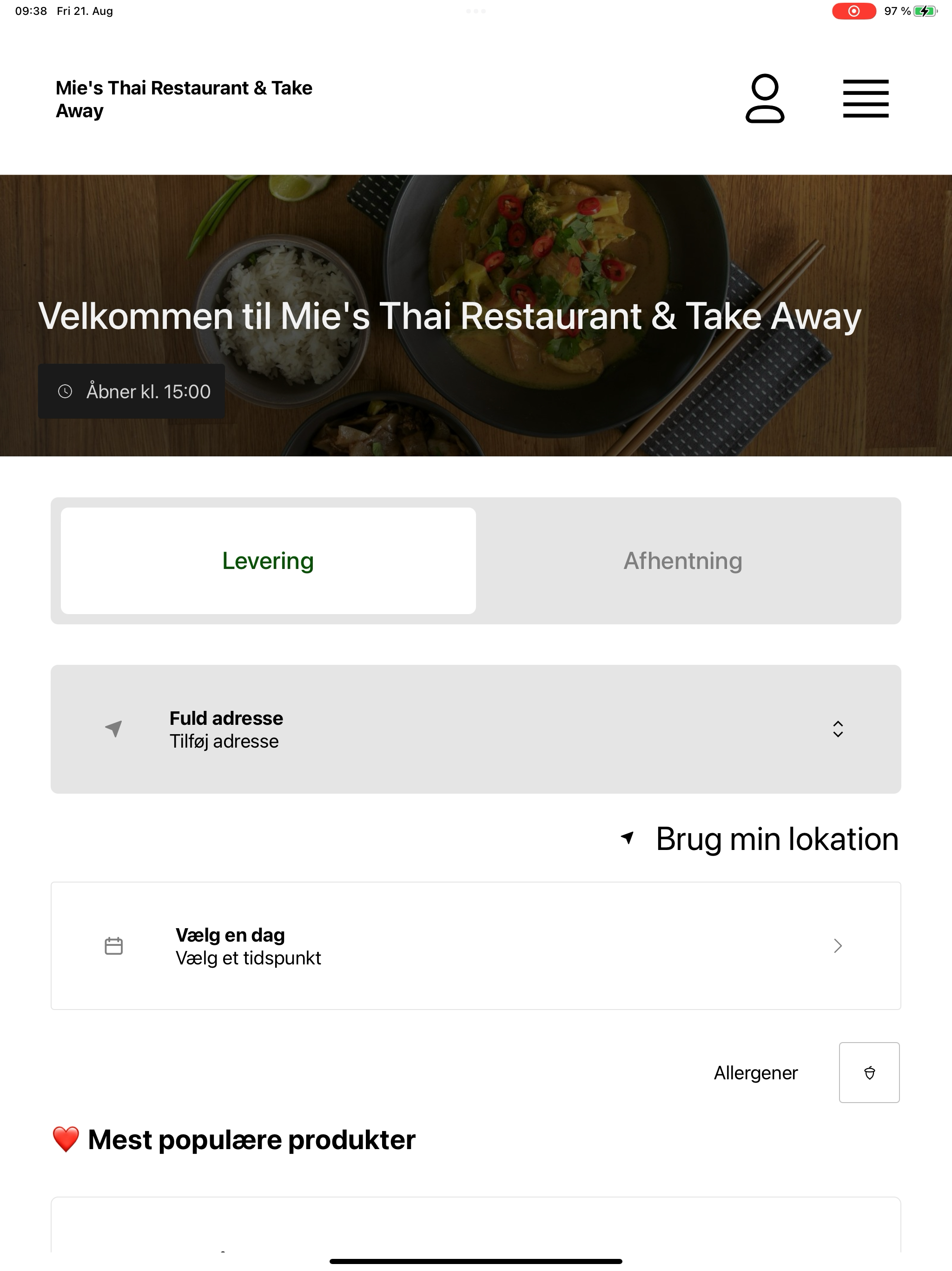 Mie's Thai Restaurant Vejle screenshot 13