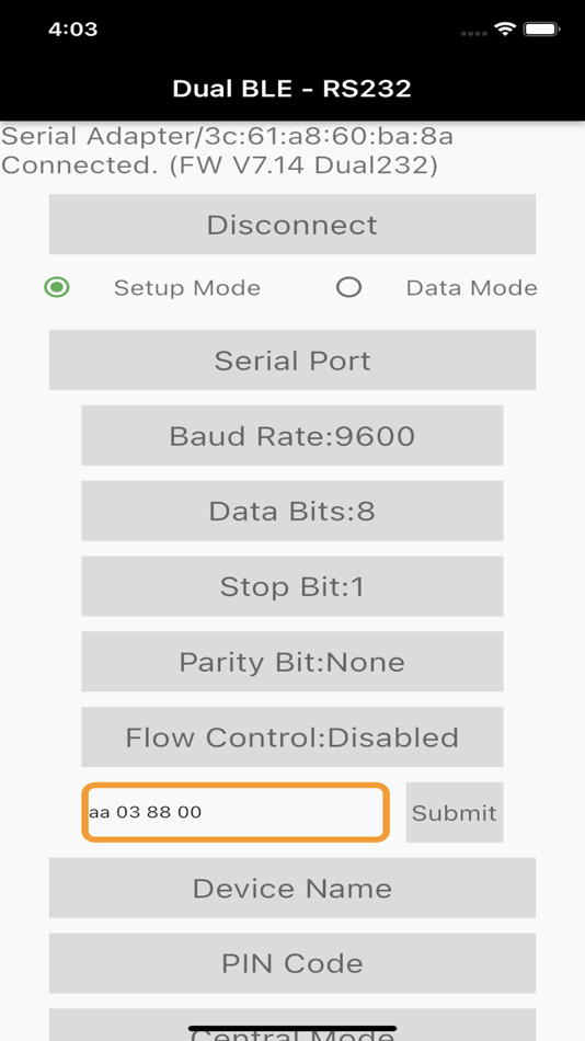 #5. Ble2Serial (iOS) 来自: FUH CHERNG SHEU