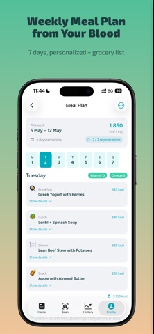 Hemio: AI Lab & Health iPhone screenshot