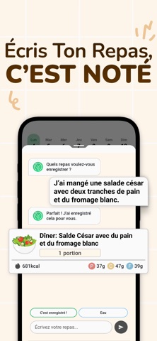 Nutrya : Compteur Calories IA screenshot