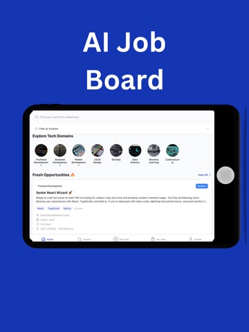 AI JOB BOARD iPad screenshot