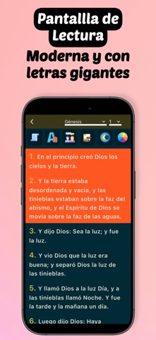 Biblia Con Letra Gigante iPhone screenshot
