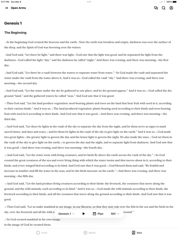 Open Arms iPad screenshot 3 - Education app