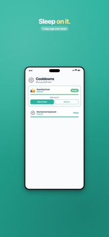 HoldUp: Pause Before You Spend screenshot