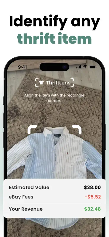 ThriftLens: AI Thrift Profit screenshot 2 of 4