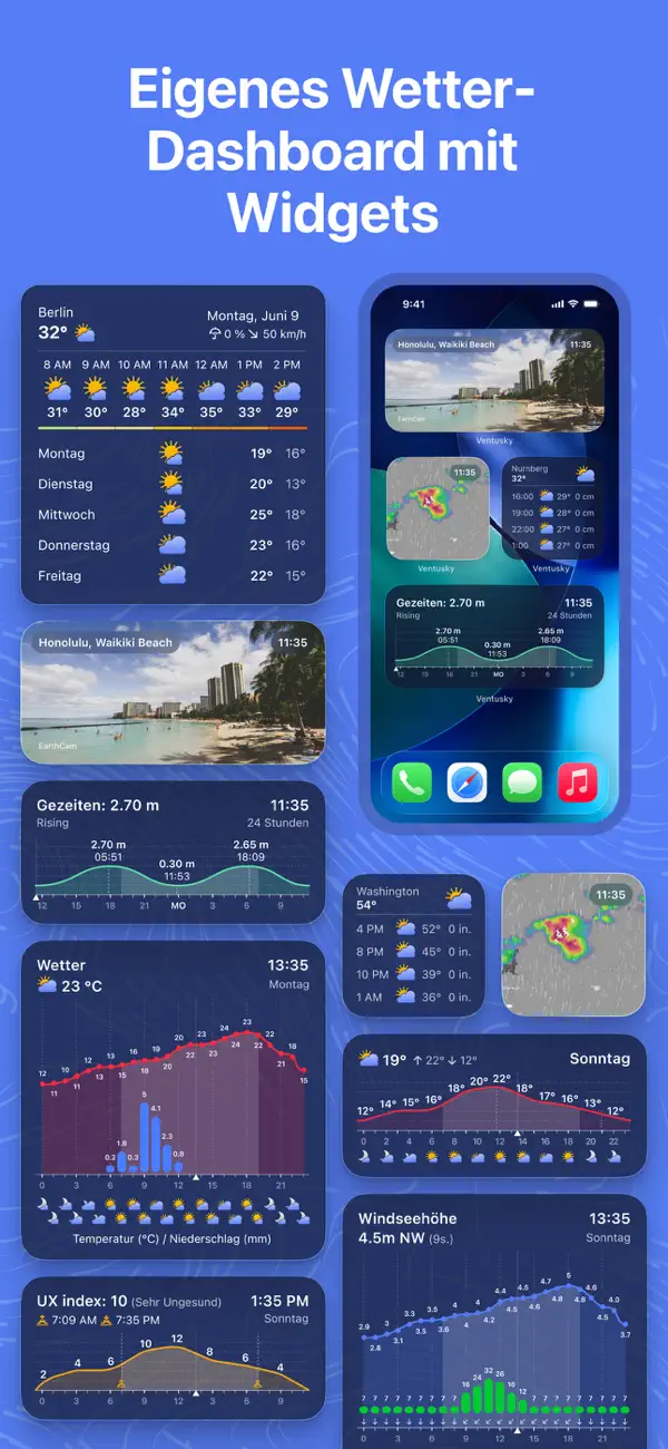 Ventusky: Wetterkarte & Radar iPhone App Screenshot 9 – Wetter