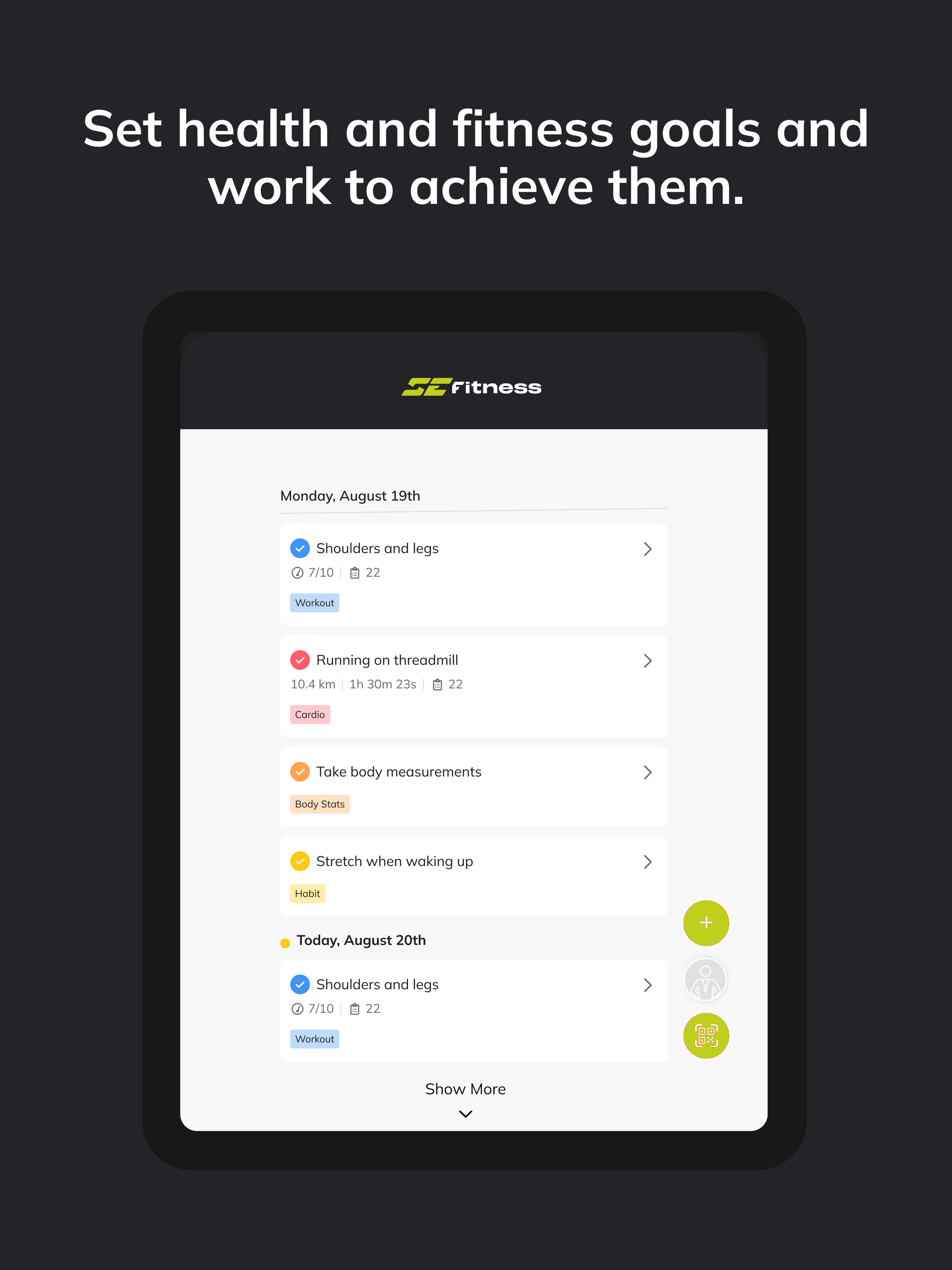 S E Fitness screenshot 10