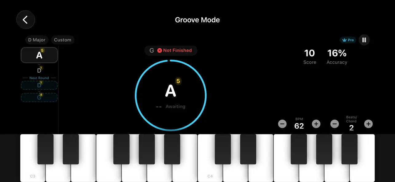 #2. ChordFlow: Piano Chord Trainer (iOS) 由: 泽 眭