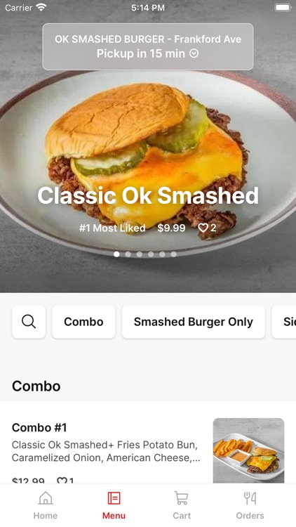 OK Smashed Burger To Go