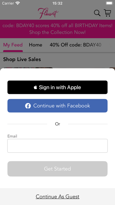The Flaunt Boutique Screenshot
