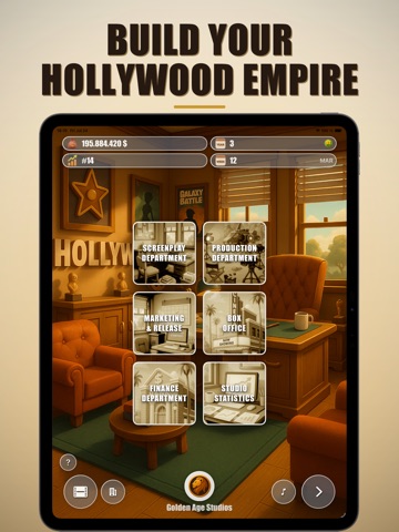 Hollywood: Movie Studio Tycoon iPad screenshot