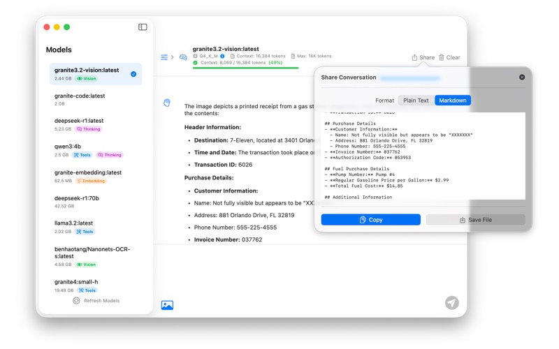 App screenshot