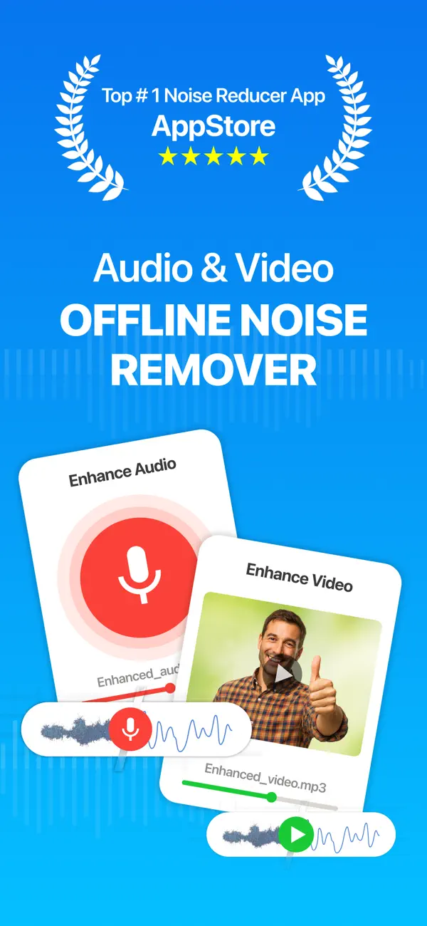 #1. Noise Reducer & Audio Enhancer (iOS) 由: Mehroz Sheikh