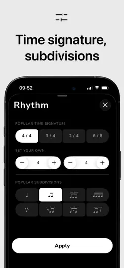 Screenshot von Metronom – BPM Tempo Zähler auf dem iPhone 2
